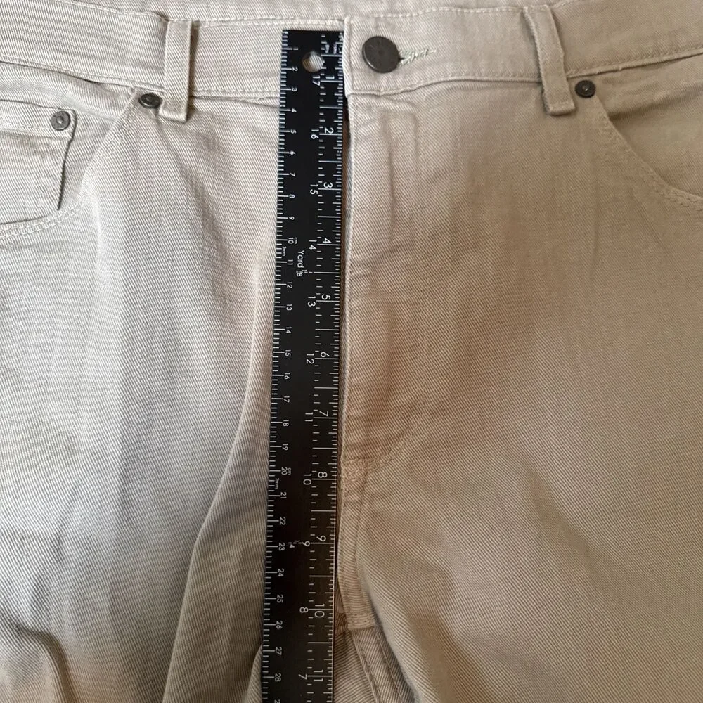 Mott and Bow Slim Mercer Jeans Mens Size 38x34*‎ Straight Denim Tan Beige